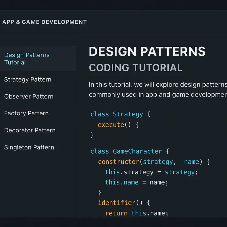 Featured image for 12 Best Resources for App Game Design Patterns 2026